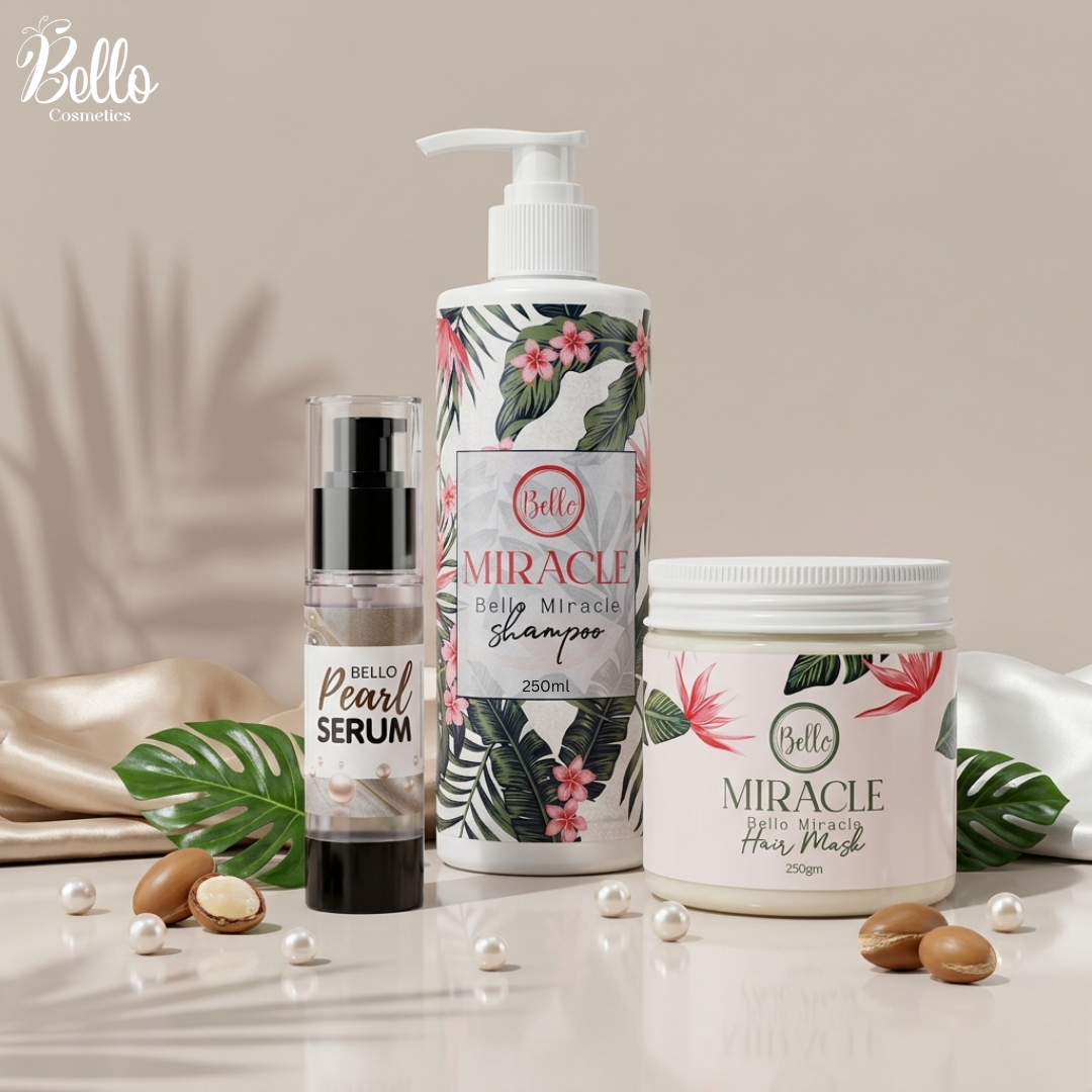 Bello hair-care bundle product visual